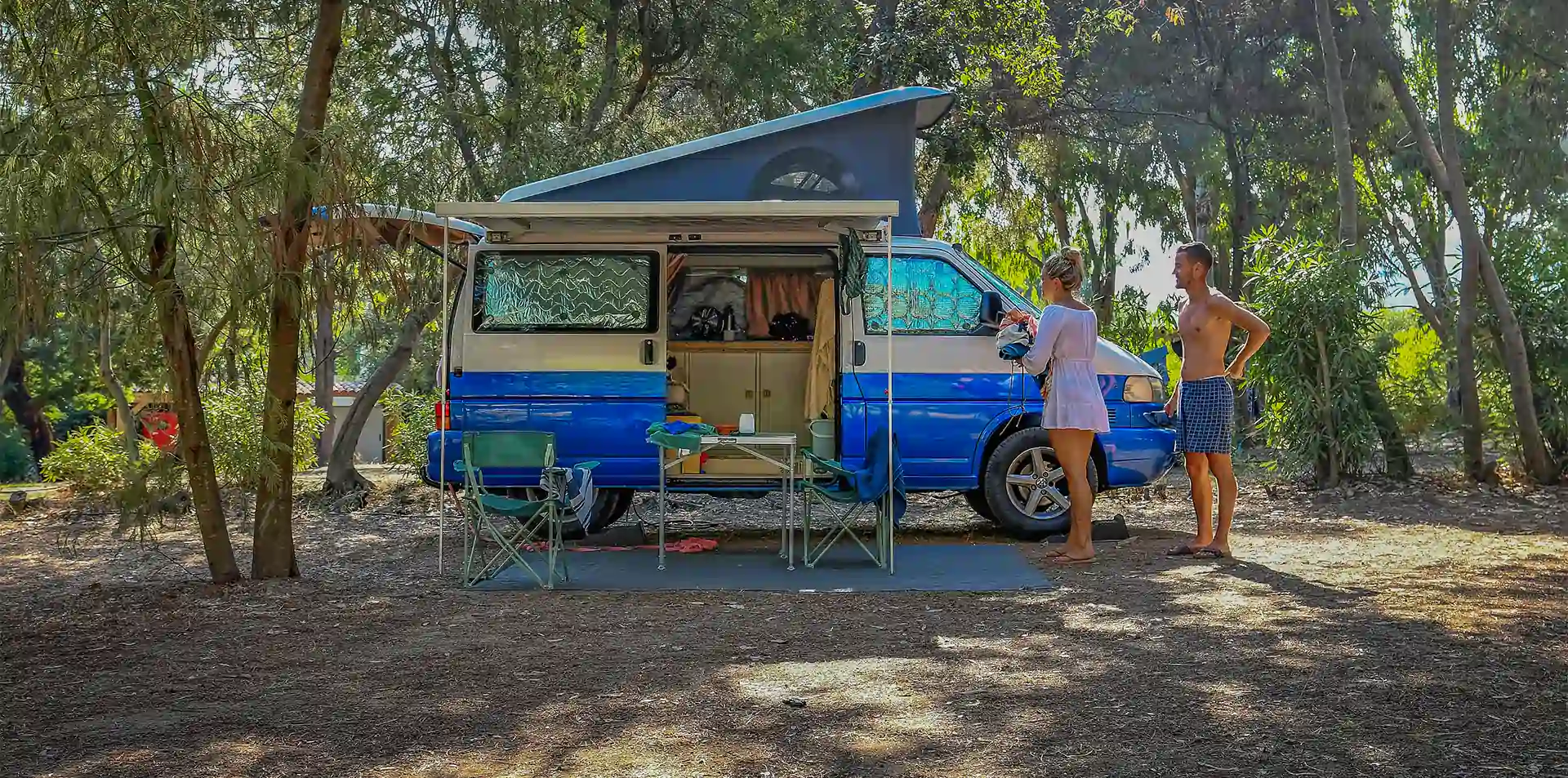 emplacements de camping avec branchement electriques