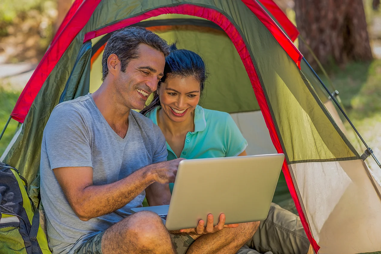 reseau wifi gratuit camping les castors