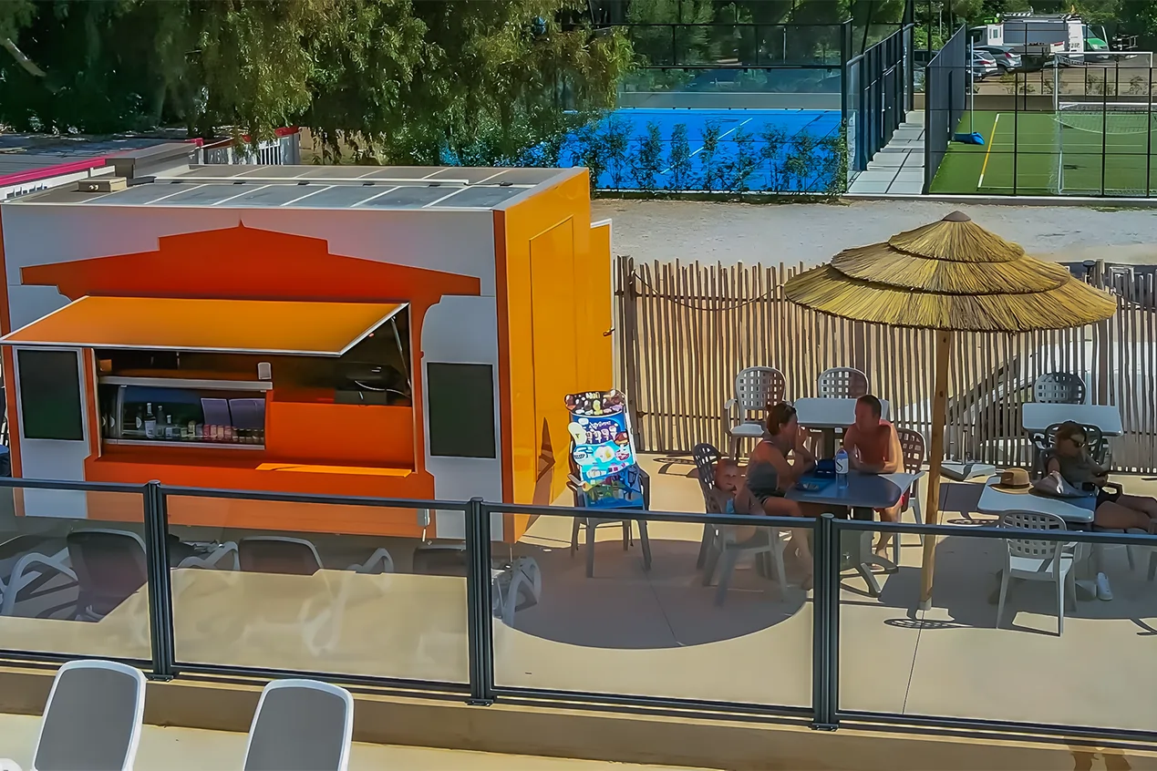 snack bar services 3 etoiles au camping bella vista en corse